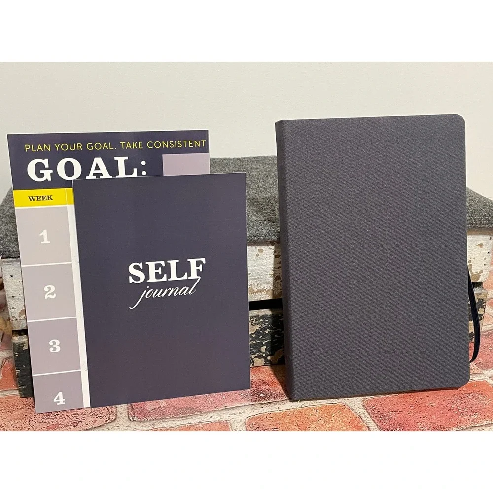 BestSelf Co SELF Journal Daily Planner Charcoal Gray Undated 13 Week‎ tracker